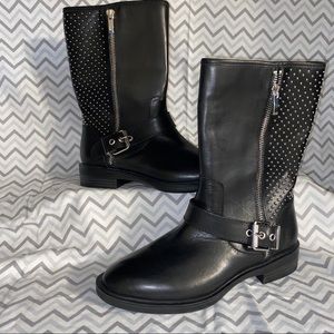 Steven by Steve Madden Leather Zain Boots 7.5